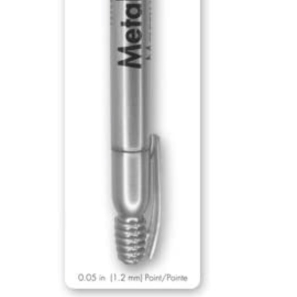 Silver Metallic Permanent Marker 1.2 mm Fine - Picture 3 of 3